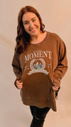 Live in the Moment Mineral Wash Pullover