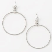 Circle Chain Earrings