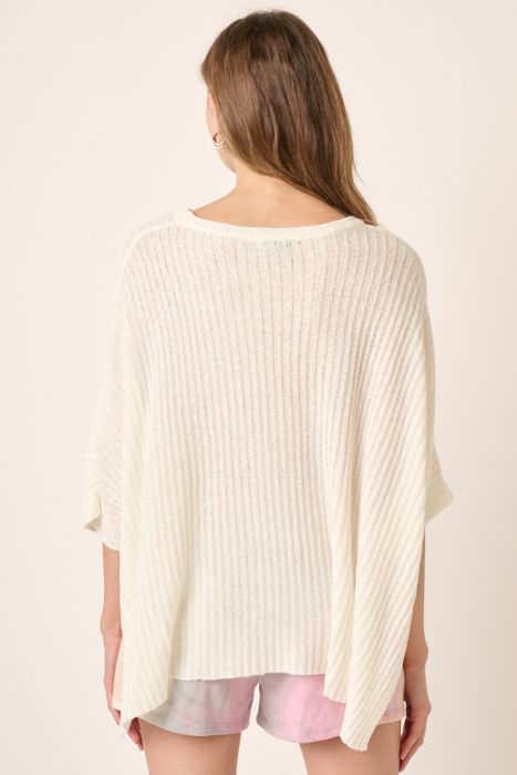 Dolman Oversized Short Sleeve Sweater