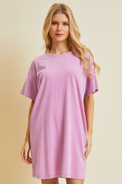 Pink Classic T-Shirt Dress