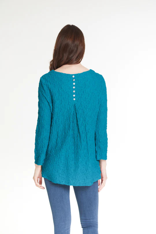 Pleat Back Knit Top