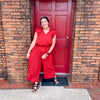 Red Amethyst Jumpsuit