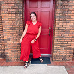 Red Amethyst Jumpsuit
