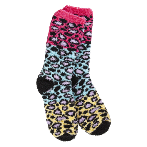 Knit Pickin’ Leopard Fireside Crew Socks