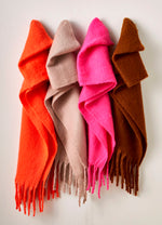 Ava Solid Brushed Scarf