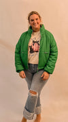 Green Puff Jacket