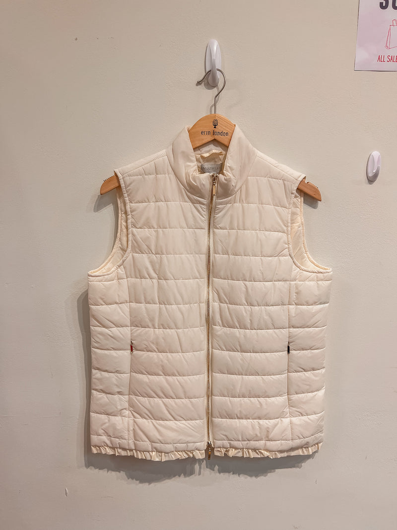 Zip Through Collar Quilted Vest