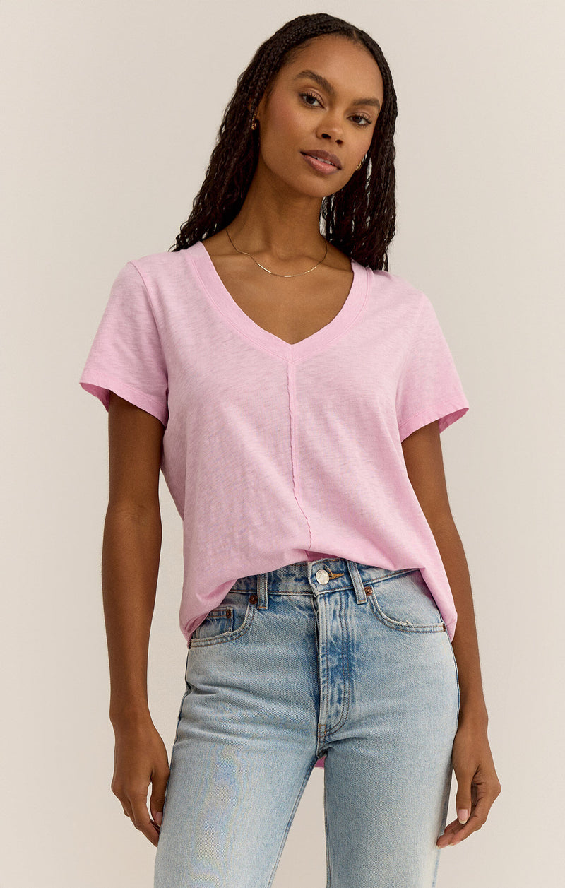 Hibiscus Asher V-Neck Tee