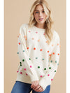 Ivory Pom Pom Sweater