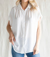Collared Button Down Top