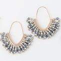 Multi Strand Bead Earrings