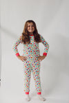 Kids Holiday Lights Pajamas Set