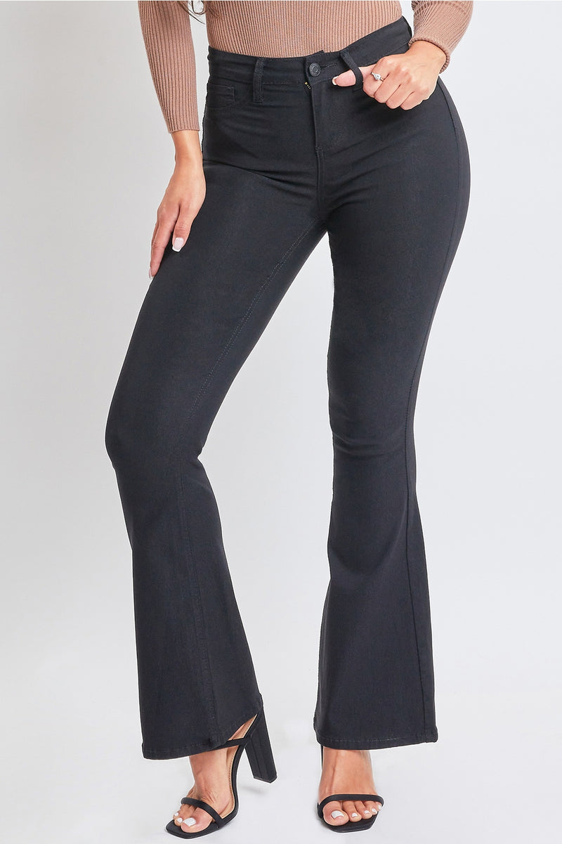 Hyperstretch High Rise Flares