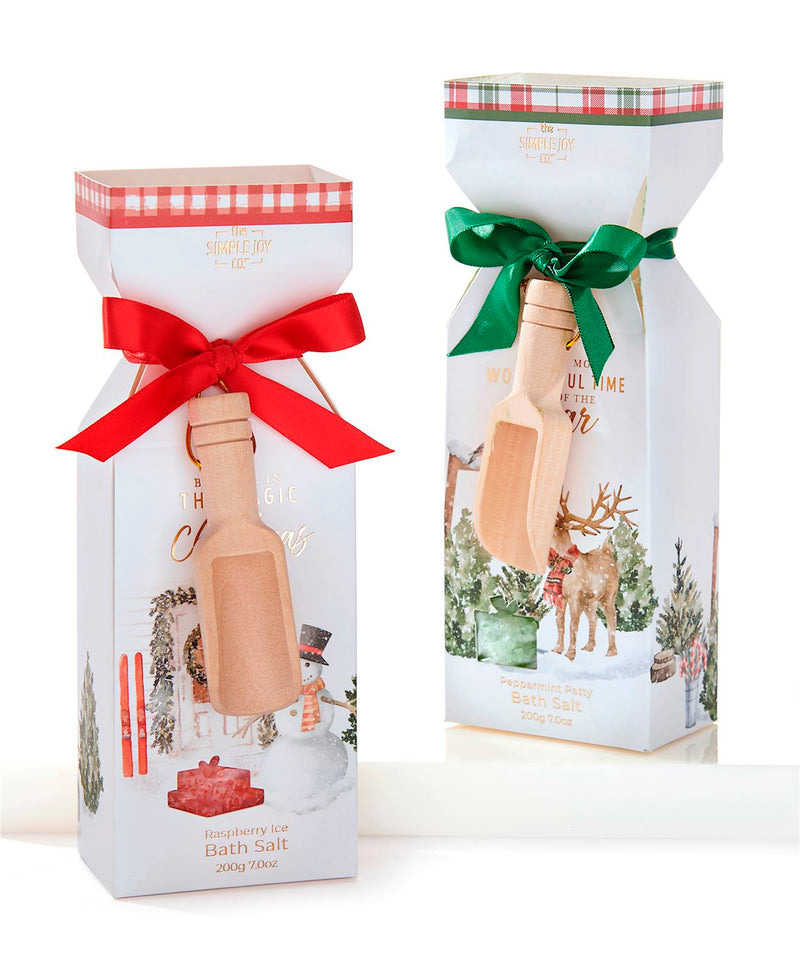 Bath Salt & Wooden Spoon Gift Set