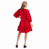 Red Adriana Bow Dress