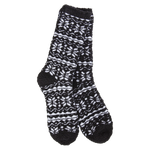 Fair Isle Holiday Cozy Winter Crew Socks