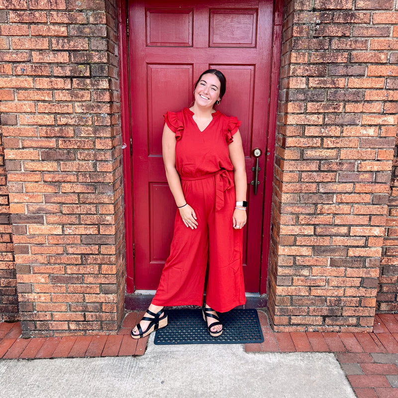 Red Amethyst Jumpsuit