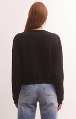 Black Classic Crew Sweatshirt