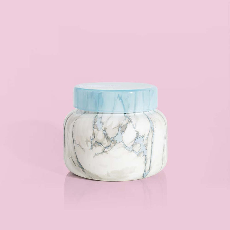 Blue Jean Modern Marble Candle