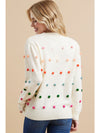 Ivory Pom Pom Sweater