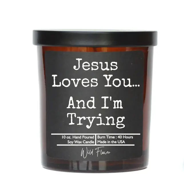 Jesus Love You Candle
