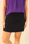 Black Well Played Tennis Skort