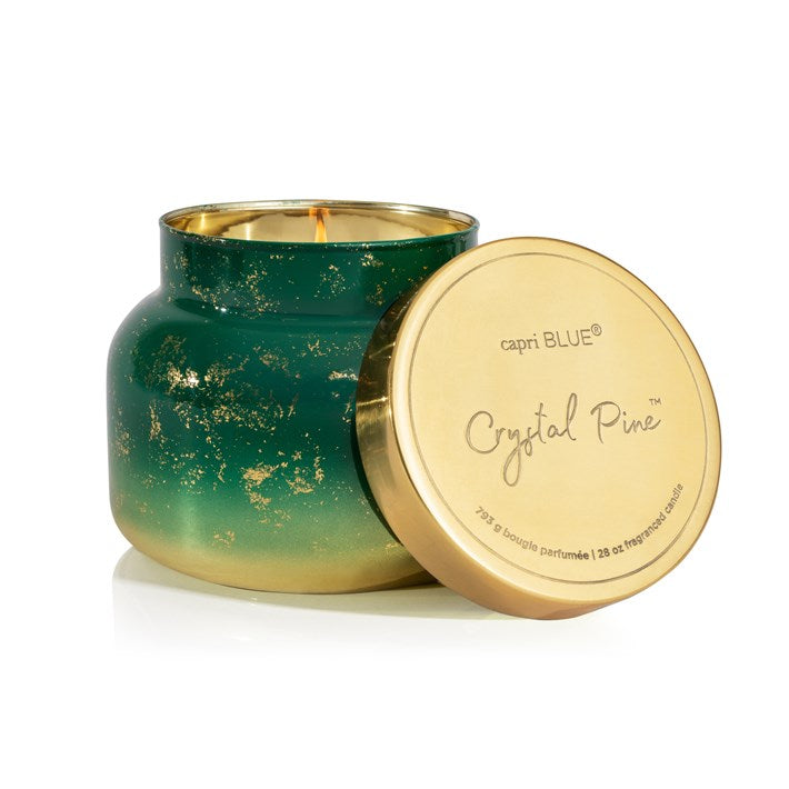 Crystal Pine Glimmer Oversized Candle