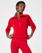 SPANX Airessentials Half Zip Top