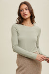 Ribbed Long Sleeve Tee