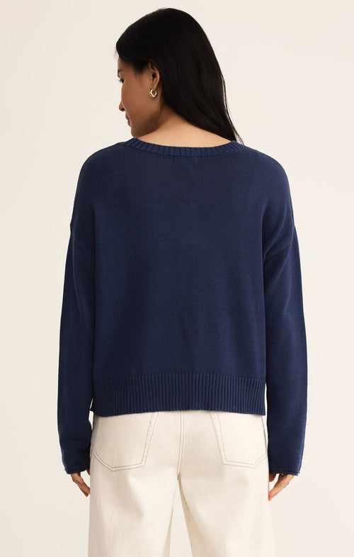 Sienna USA Yacht Blue Sweater