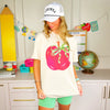 Teacher Apple Bow Tee
