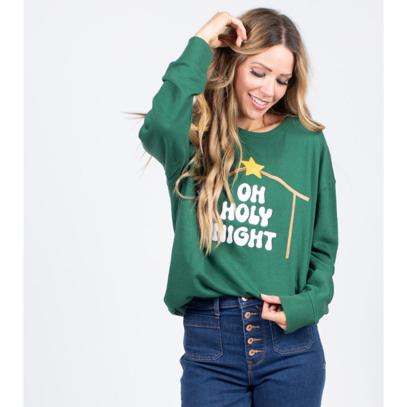 Oh Holy Night Nativity Sweatshirt