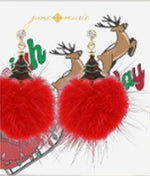 Fa La La La Christmas Earrings