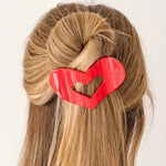 Teleties Queen of Hearts Flat Hair Clip