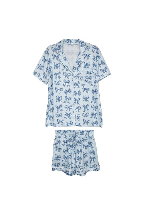 Chinoiserie Coquette Bows PJ Set