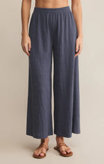 Blue Scout Textured Slub Pant