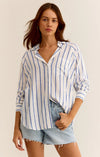 Palace Blue Perfect Line Stripe Top