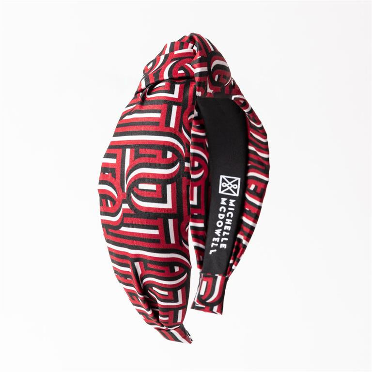 Luna Touchdown Red and Black Headband