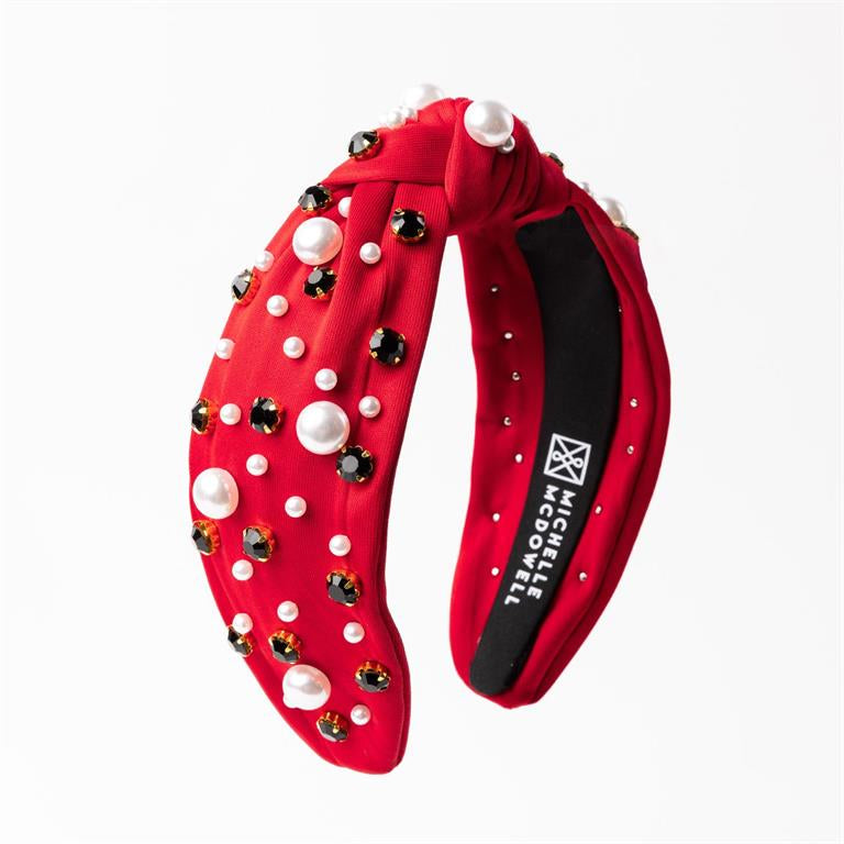 Charleigh Red & Black Headband