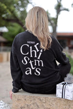 Joy and Love Oversized Midnight Sweatshirt