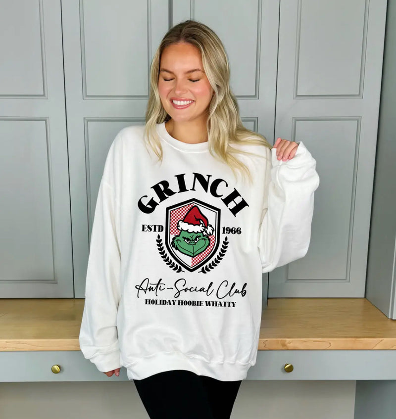 Grinch Anti-Social Club Sweatshirt