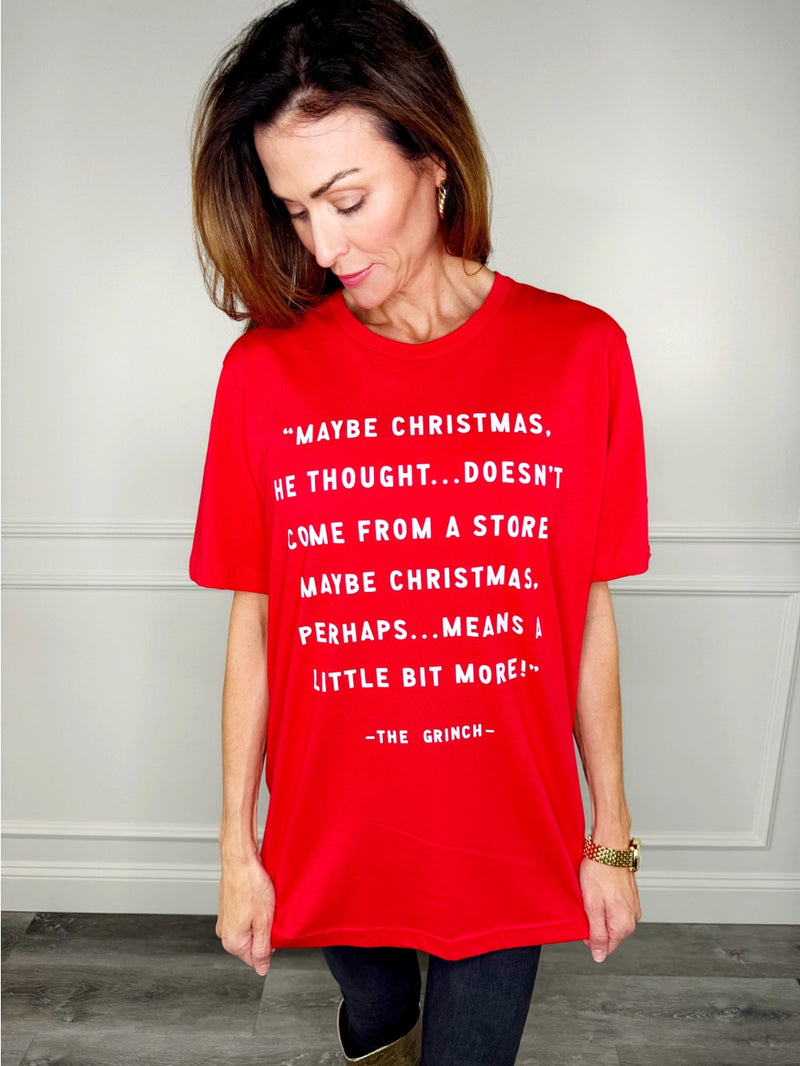 Grinch Quote Tee