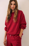 Haute Red Boyfriend Sweatshirt