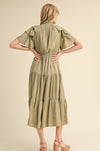 Sage Green Midi Dress