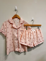 Gingham Cherry Pajama Set