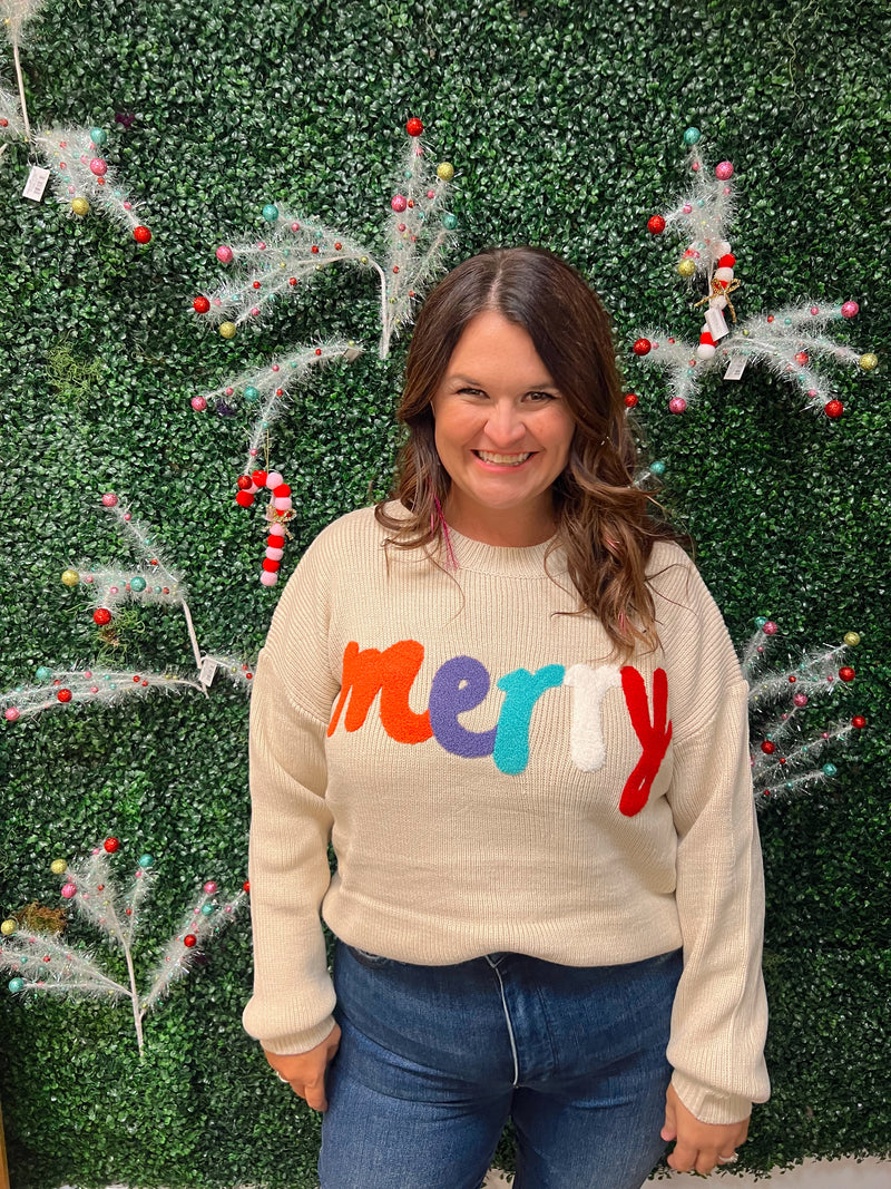 Colorful Merry Sweatshirt