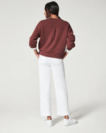SPANX Stretch Twill Cropped Wide Leg Pant