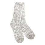 Fair Isle Holiday Cozy Winter Crew Socks