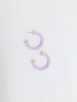 Classic Medium Acrylic Hoop Earrings